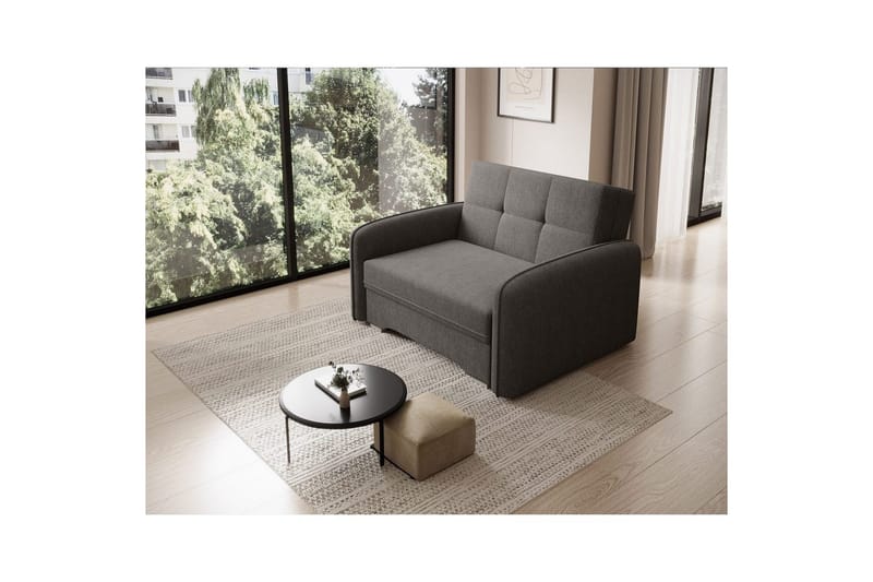 Soffa Eltap Laine 102x109x84 cm - Poco 5, Mörkgrå - Möbler - Vardagsrum - Bäddsoffor