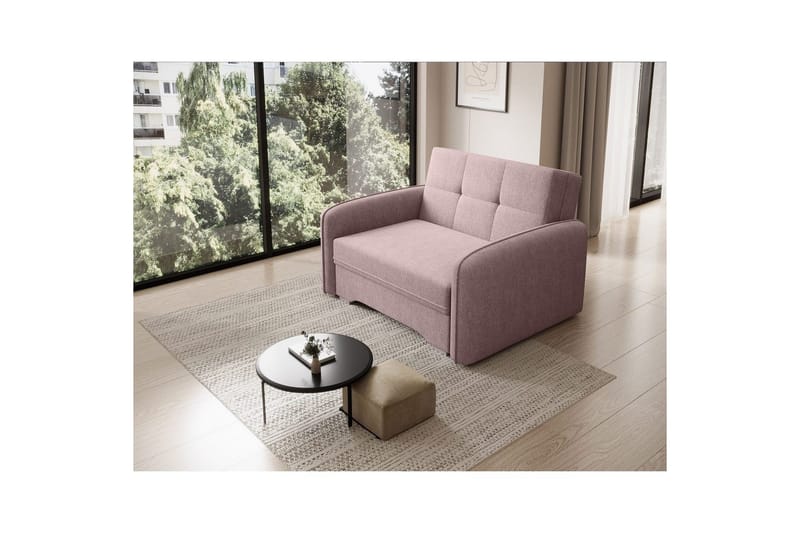 Soffa Eltap Laine 102x109x84 cm - Poco 101, Rosa - Möbler - Vardagsrum - Bäddsoffor