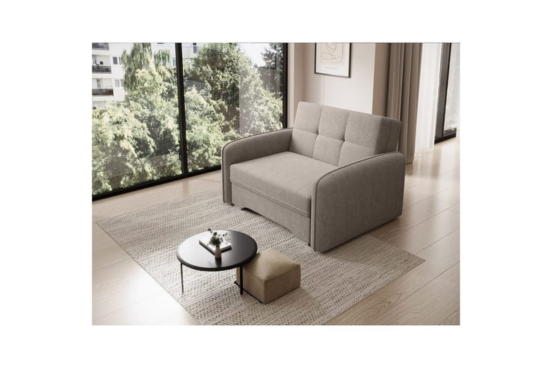 Soffa Eltap Laine 102x109x84 cm - Poco 7, Beige - Möbler - Vardagsrum - Bäddsoffor