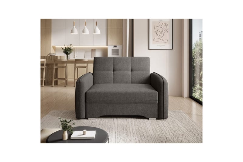 Soffa Eltap Laine 102x109x84 cm - Poco 5, Mörkgrå - Möbler - Vardagsrum - Bäddsoffor