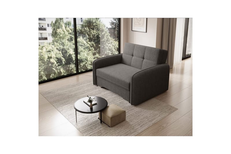 Soffa Eltap Laine 102x109x84 cm - Poco 5, Mörkgrå - Möbler - Vardagsrum - Bäddsoffor