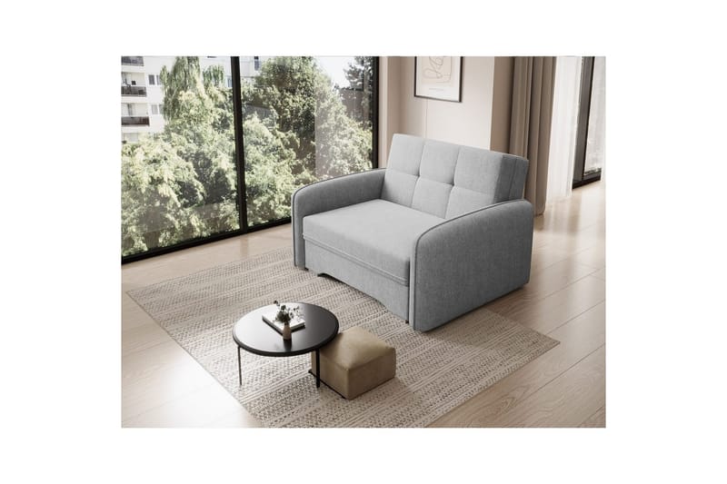 Soffa Eltap Laine 102x109x84 cm - Poco 3, Ljusgrå - Möbler - Vardagsrum - Bäddsoffor