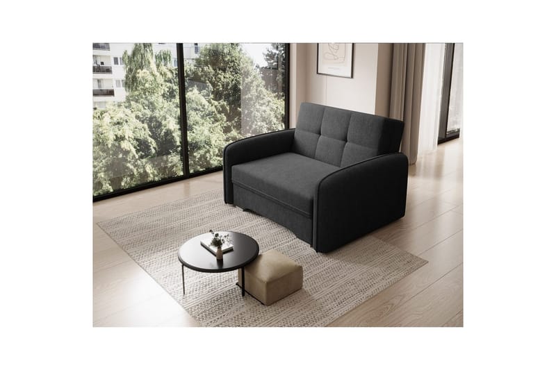 Soffa Eltap Laine 102x109x84 cm - Poco 10, Svart - Möbler - Vardagsrum - Bäddsoffor