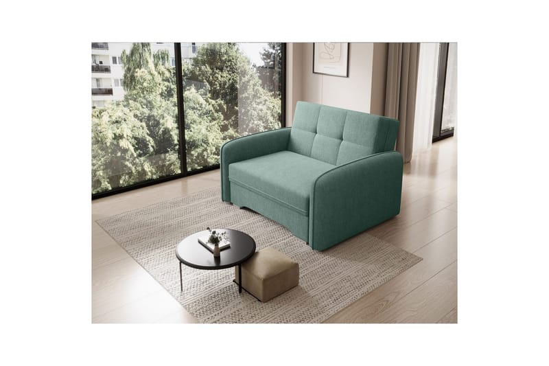 Soffa Eltap Laine 102x109x84 cm - Poco 100, Grön - Möbler - Vardagsrum - Bäddsoffor
