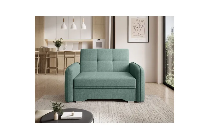 Soffa Eltap Laine 102x109x84 cm - Poco 100, Grön - Möbler - Vardagsrum - Bäddsoffor