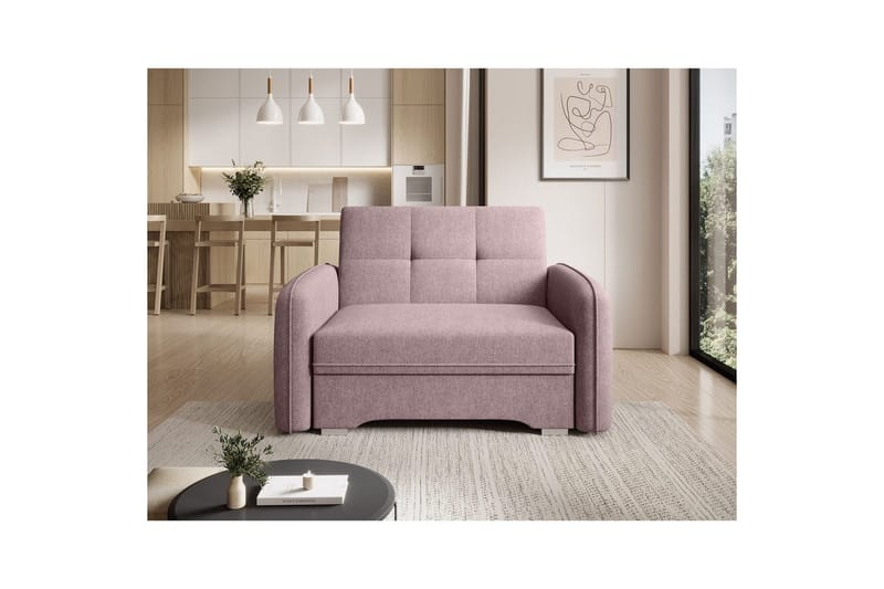 Soffa Eltap Laine 102x109x84 cm - Poco 101, Rosa - Möbler - Vardagsrum - Bäddsoffor