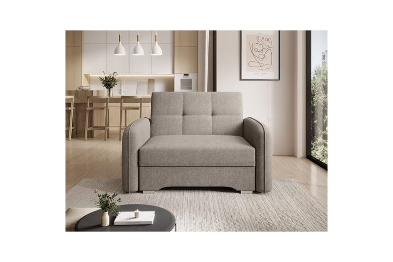 Soffa Eltap Laine 102x109x84 cm - Poco 7, Beige - Möbler - Vardagsrum - Bäddsoffor