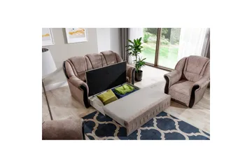 Soffa Eltap Lord 180x85x105 cm - Monolith 09, Mörk Beige - Möbler - Vardagsrum - Bäddsoffor