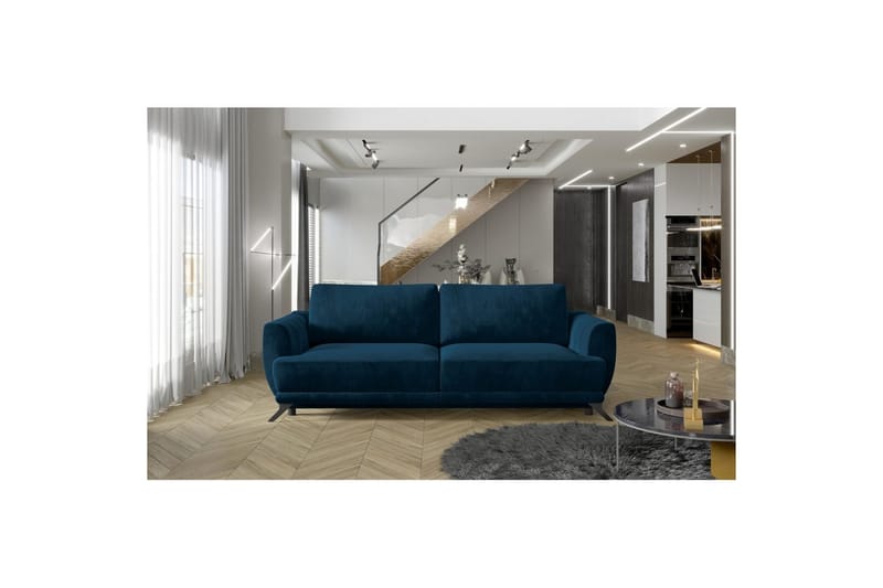 Soffa Eltap Megis 242x95x90 cm - Kronos 09, Mörkblå - Möbler - Vardagsrum - Bäddsoffor