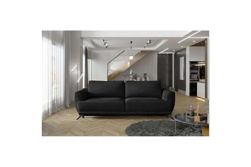 Soffa Eltap Megis 242x95x90 cm - Monolith 97, Mörkgrå - Möbler - Vardagsrum - Bäddsoffor