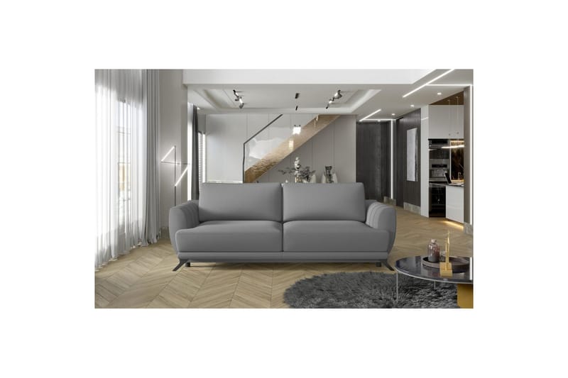 Soffa Eltap Megis 242x95x90 cm - Solar 80, Ljusgrå - Möbler - Vardagsrum - Bäddsoffor