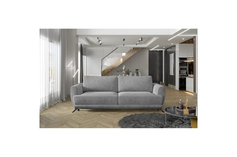 Soffa Eltap Megis 242x95x90 cm - Paros 05, Ljusgrå - Möbler - Vardagsrum - Bäddsoffor