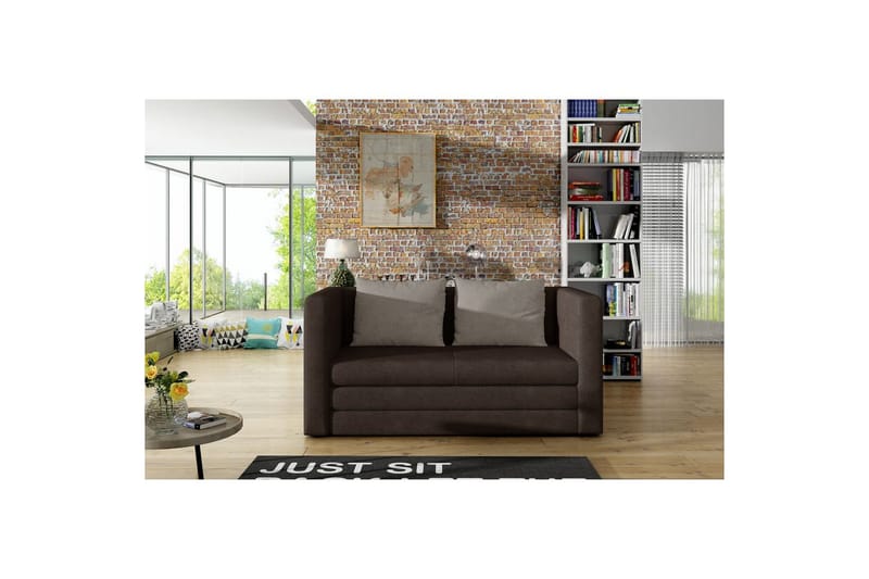 Soffa Eltap Neva 132x70x62 cm, Soro 28, Soro 13, Brun, Beige