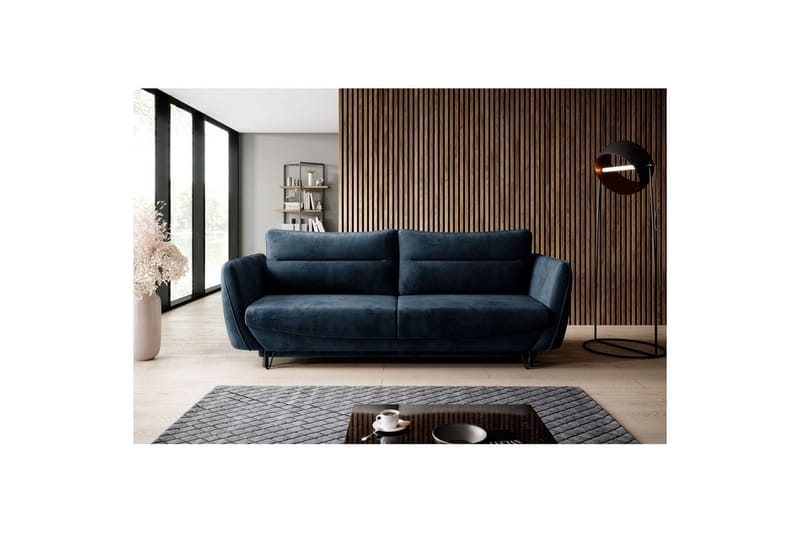 Soffa Eltap Silva 236x95x90 cm - Nube 40, Mörkblå - Möbler - Vardagsrum - Bäddsoffor