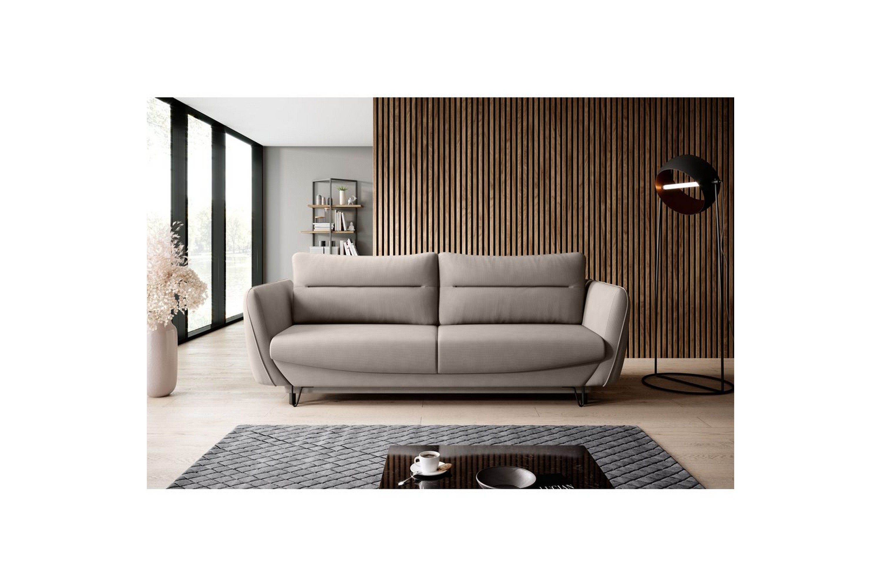 soffa eltap silva 236x95x90 cm - poco 7, beige