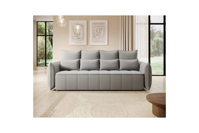 Soffa Eltap Weltton 242x106x94 cm - Sola 04, Grå - Möbler - Vardagsrum - Bäddsoffor
