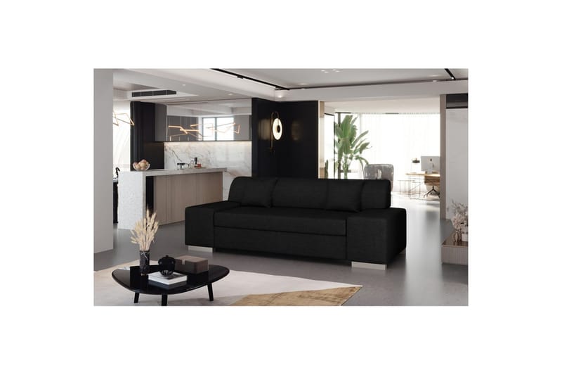 Soffa Eltap Porto - Sawana 14, Svart, 3210x92x73 cm - Möbler - Vardagsrum - Bäddsoffor