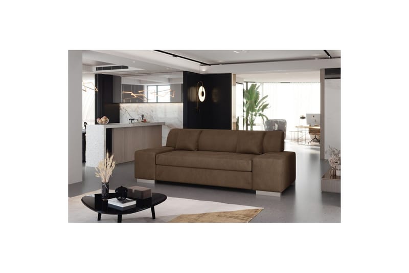 Soffa Eltap Porto - Monolith 09, Mörk Beige, 3210x92x73 cm - Möbler - Vardagsrum - Bäddsoffor