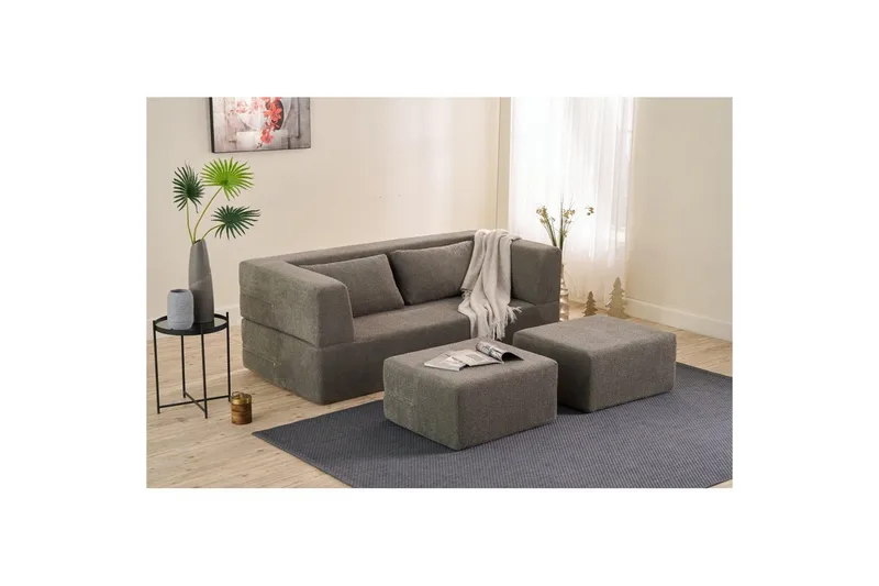 Solin Bäddsoffa 2-sits - Grå - Möbler - Vardagsrum - Bäddsoffor