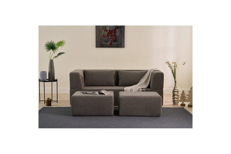 Solin Bäddsoffa 2-sits - Grå - Möbler - Vardagsrum - Bäddsoffor