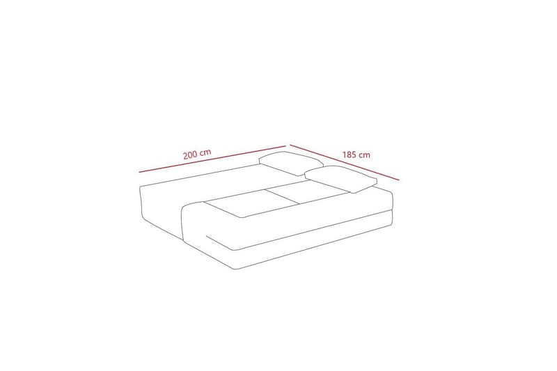 Solin Bäddsoffa 2-sits - Orange - Möbler - Vardagsrum - Bäddsoffor