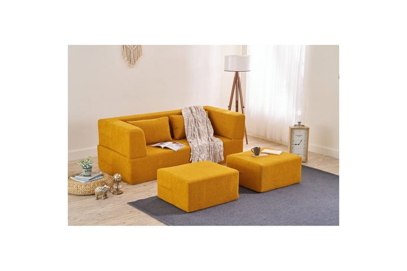 Solin Bäddsoffa 2-sits - Orange - Möbler - Vardagsrum - Bäddsoffor
