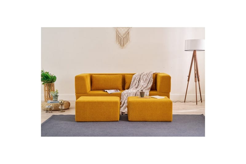 Solin Bäddsoffa 2-sits - Orange - Möbler - Vardagsrum - Bäddsoffor