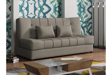Sonia Bäddsoffa 194x90x88 cm LED-belysning - Brun - Möbler - Vardagsrum - Bäddsoffor