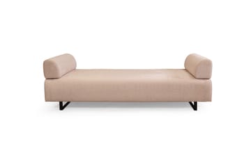 Southburn 3-sits Bäddsoffa 90x220 cm i Tyg med Lösa Ryggkuddar - Beige - Möbler - Vardagsrum - Bäddsoffor