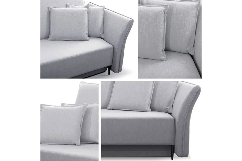 Staffin 3-sits Bäddsoffa Dark grey - Möbler - Vardagsrum - Bäddsoffor