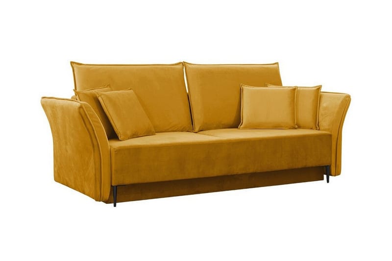 Staffin 3-sits Bäddsoffa Gul - Möbler - Vardagsrum - Bäddsoffor