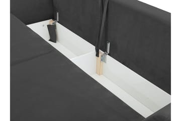 Staffin 3-sits Bäddsoffa Längsbäddad 138x192 cm med Förvaring i Tyg - Mintgrön - Möbler - Vardagsrum - Bäddsoffor