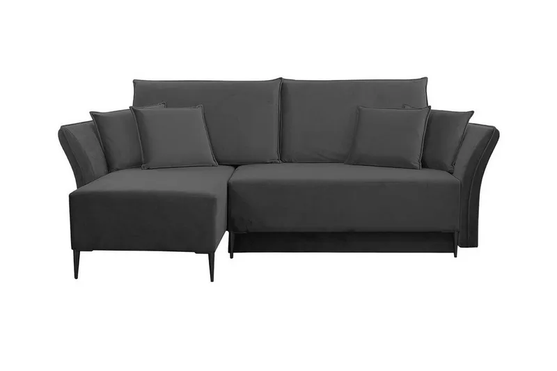 Staffin 3-sits Hörnbäddsoffa Dark grey - Möbler - Vardagsrum - Bäddsoffor - Hörnbäddsoffa