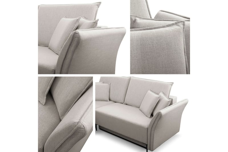 Staffin 3-sits Hörnbäddsoffa Dark grey - Möbler - Vardagsrum - Bäddsoffor - Hörnbäddsoffa