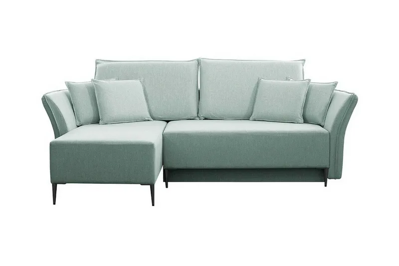 Staffin 3-sits Hörnbäddsoffa Light green/Green/Mint - Möbler - Vardagsrum - Bäddsoffor - Hörnbäddsoffa