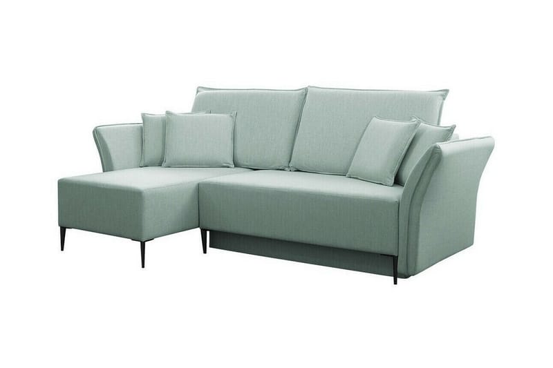 Staffin 3-sits Hörnbäddsoffa Ljusgrön/Grön/Mint - Möbler - Vardagsrum - Bäddsoffor - Hörnbäddsoffa