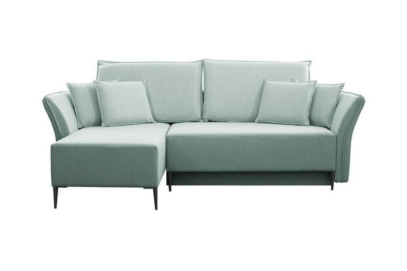 Staffin 3-sits Hörnbäddsoffa NO_BRAND Light green/Green/Mint - Möbler - Vardagsrum - Bäddsoffor - Hörnbäddsoffa