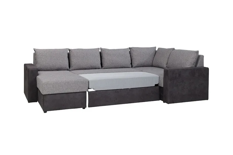 Staffin 4-sits Hörnbäddsoffa Dark grey - Möbler - Vardagsrum - Bäddsoffor - Hörnbäddsoffa