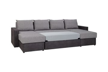 Staffin 4-sits Hörnbäddsoffa Dark grey - Möbler - Vardagsrum - Bäddsoffor - U bäddsoffa