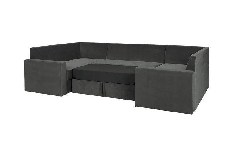 Staffin 4-sits Hörnbäddsoffa Light grey/Dark grey - Möbler - Vardagsrum - Bäddsoffor - Hörnbäddsoffa