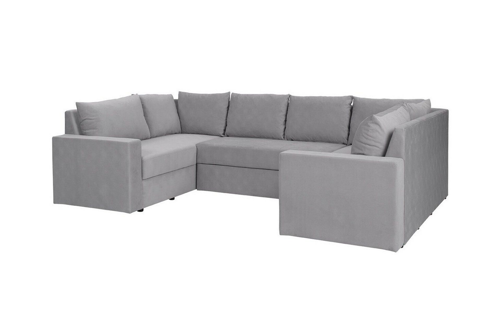 staffin 4-sits hörnbäddsoffa light grey/dark grey -
