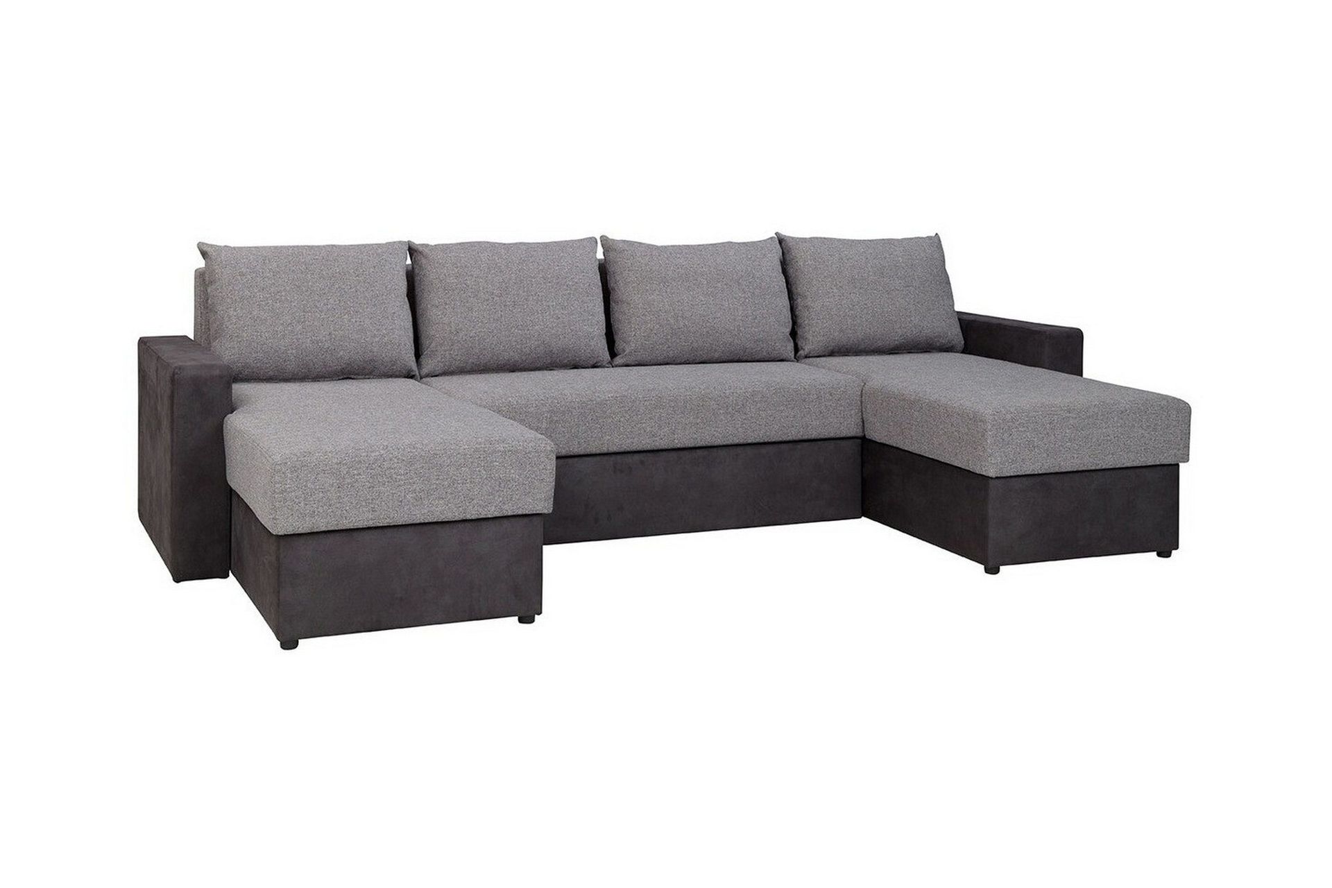 Staffin 4-sits H&ouml;rnb&auml;ddsoffa Light grey/Dark grey -