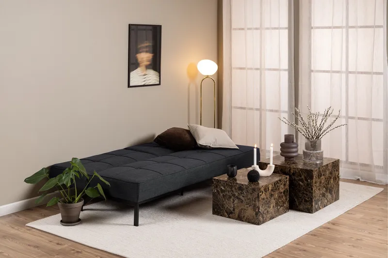 Stefan 2-sits Bäddsoffa - Grå - Möbler - Vardagsrum - Bäddsoffor