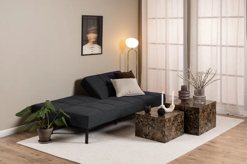 Stefan 2-sits Bäddsoffa - Grå - Möbler - Vardagsrum - Bäddsoffor