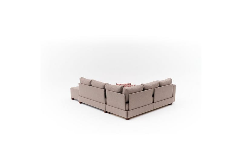 Sufian Hörnbäddsoffa 4-sits - Brun - Möbler - Vardagsrum - Bäddsoffor - Hörnbäddsoffa