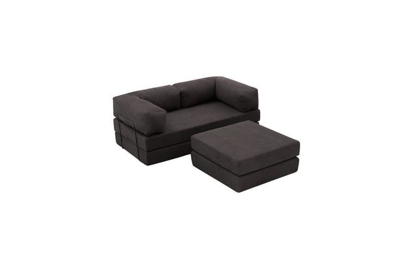 Sufian Hörnbäddsoffa med Divan 2-sits - Antracit - Möbler - Vardagsrum - Bäddsoffor