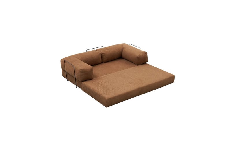 Sufian Hörnbäddsoffa med Divan 2-sits - Brun - Möbler - Vardagsrum - Bäddsoffor