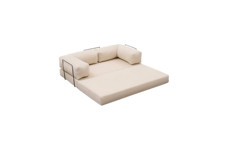 Sufian Hörnbäddsoffa med Divan 2-sits - Cremevit - Möbler - Vardagsrum - Bäddsoffor