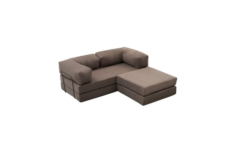 Sufian Hörnbäddsoffa med Divan 2-sits - Grå - Möbler - Vardagsrum - Bäddsoffor