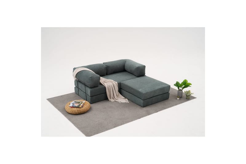 Sufian Hörnbäddsoffa med Divan 2-sits - Grön - Möbler - Vardagsrum - Bäddsoffor